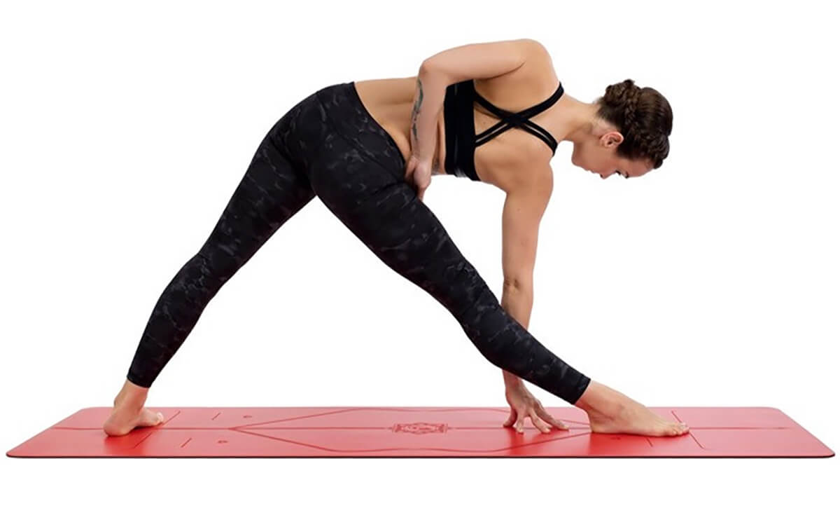 Thảm tập yoga định tuyến PU Liforme Love 4.2mm loại tốt