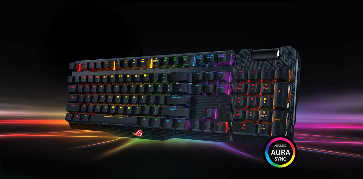 Tư vấn mua bàn phím cơ chơi game 22 Asus ROG Strix Claymore: Bàn phím chơi điện tử hầm hồ