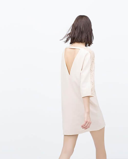 Đầm Dạ Tweed Zara Dáng Suông