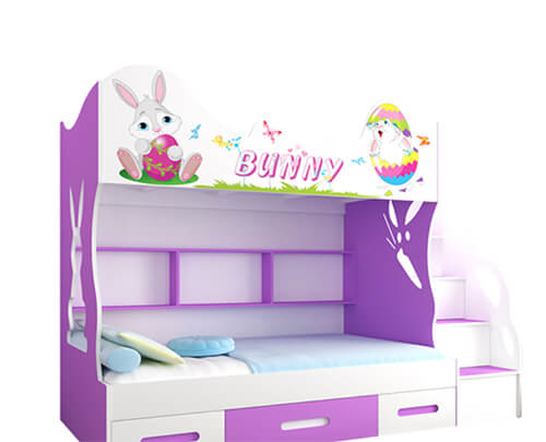 Giường tầng cao Bunny 1m2