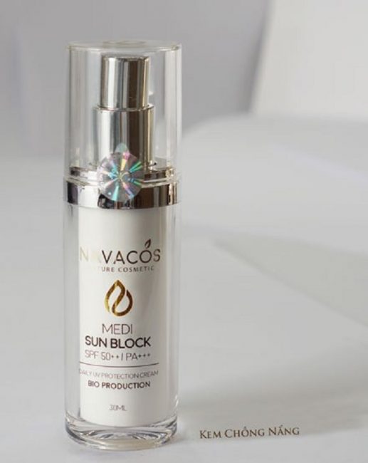 Kem chống nắng loại nào tốt? 12 Kem chống nắng Navacos SPF 50+/PA++