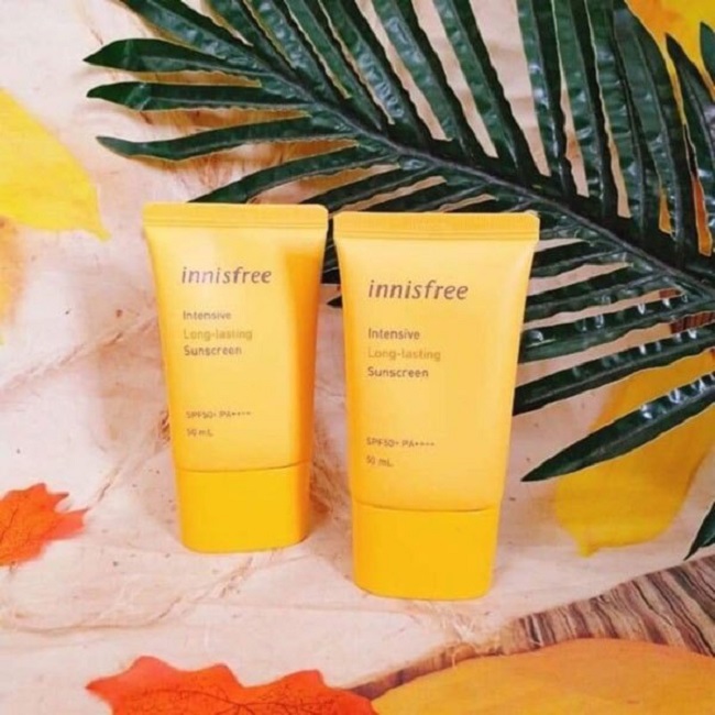 Kem chống nắng loại nào tốt? 16 Kem chống nắng Innisfree Intensive Long-Lasting Sunscreen SPF50+ PA++++