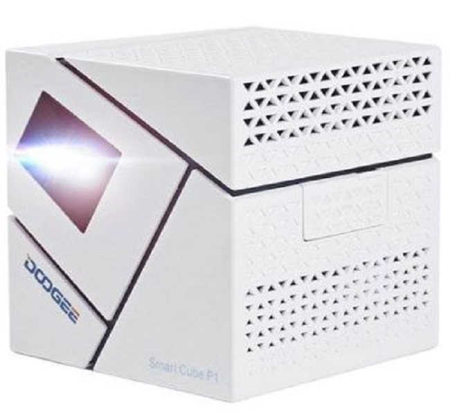 Máy chiếu mini tốt nhất 13 Máy chiếu mini Projector Android TV Smart Box Smart Cube P1