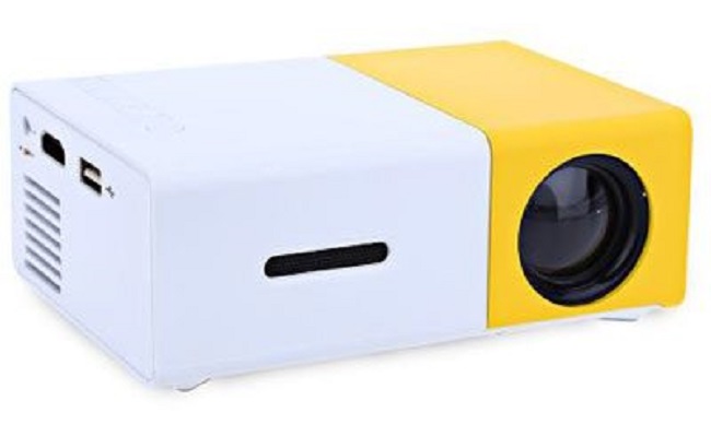 Máy chiếu mini tốt nhất 14 Máy chiếu mini LED Projector YG-300 Full HD